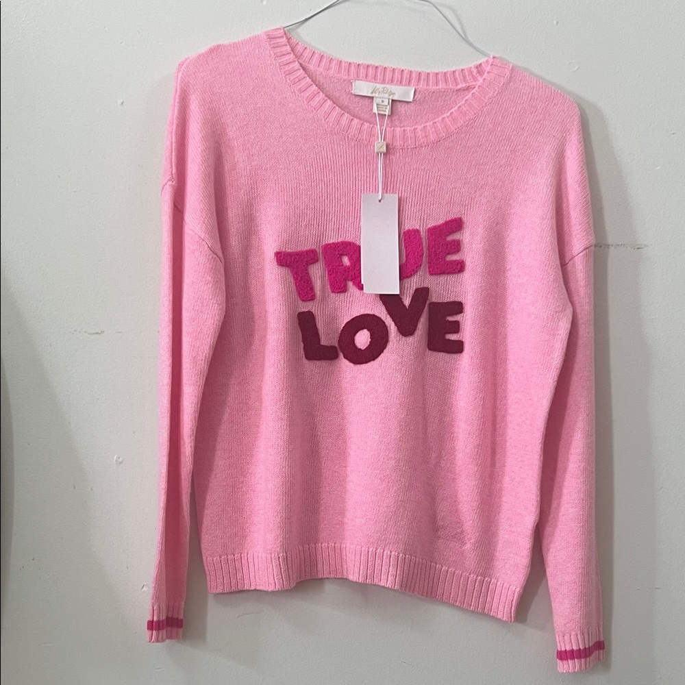 NWT LILLY PULITZER PINK TRUE LOVE PIPPY SWEATER‎ SIZE S